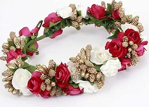 Artificial Fabric Flower Gajra Hair