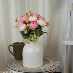 Mini Peonette artificial flower bunch
